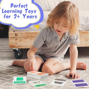 Hoogwaardige Baby Leren Engelse Woordkaart Flashcards Cognitief Educatief Speelgoed Kinderen Onthouden Games Geschenken Baby Flash Cards - Product Image 5