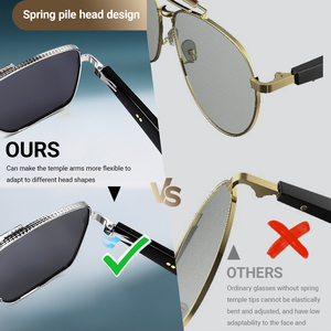 Kính GT30 với thiết kế bản lề lò xo kim loại-Ai kính thông minh để nghe nhạc và thực hiện cuộc gọi. - Product Image 5