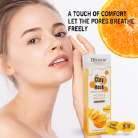 Oem Cosmetische Whitening Anti Aging Klei Masker Vitamine C Collageen Oranje Gezicht Modder Masker Voor Donkere Huid