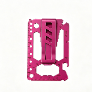 Custom Material Multi-Functional Bottle Opener Card - ISO9001 Approved, <b>Titanium</b>/Stainless Steel - Product Image 1