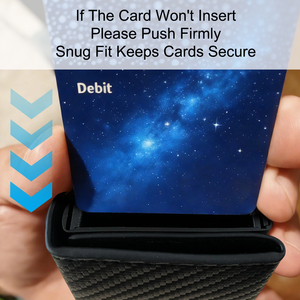 <span class=keywords><strong>Portafoglio</strong></span> da <span class=keywords><strong>Uomo</strong></span> con Protezione RFID Porta Carte di Credito e Documenti con Custodia Pop-Up in Metallo Portamonete Sottile a Tre Ante Portafogli Smart da <span class=keywords><strong>Uomo</strong></span> - Product Image 6