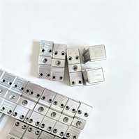 Bloc de soupapes hydrauliques d'exportation WDD 6082-T6 en alliage d'aluminium usiné CNC de précision, anodisé noir, personnalisation par lots