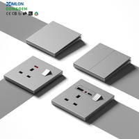 XIMLON Prise murale la plus vendue avec USB à charge rapide Type-C 250V Max Norme britannique 13A Interrupteur standard britannique