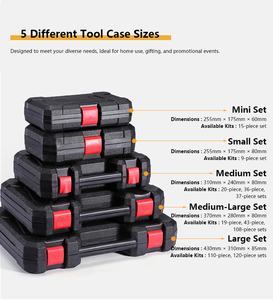 Kit de Herramientas de Emergencia Portátil, Cuchillo Multiusos de Acero al Carbono, Estuche Rígido, Juego de Herramientas Compacto para el <span class=keywords><strong>Hogar</strong></span>, para <span class=keywords><strong>Reparaciones</strong></span> <span class=keywords><strong>Pequeñas</strong></span> en Apartamentos, Autos y Casas - Product Image 5