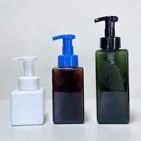 Botol Pompa Busa Mousse Persegi Panjang 250ml 500ml 750ml untuk Sabun Cuci Muka, Sampo, Sabun Cuci Tangan dengan Sablon