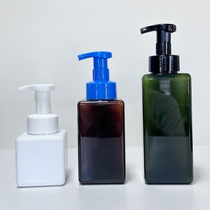 Square Mousse Foam Dispenser 250ml 450ml Face Wash Foam <b>Pump</b> <b>Bottle</b> Foaming Hand Soap <b>Bottle</b> <b>Pump</b> - Product Image 6