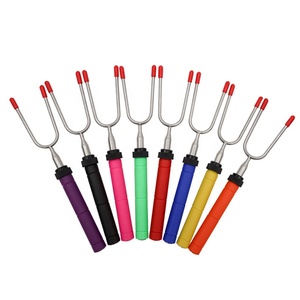 Ý Tưởng Sản Phẩm Mới <span class=keywords><strong>2025</strong></span> BBQ Công Cụ Marshmallow Rang Gậy Mở Dài Kim Loại Thịt Nướng Xiên Telescoping Smores BBQ Dforks - Product Image 5