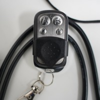 Kingshowstar Contrôleur 4 touches pour éclairages de roues monochromes et éclairages de roues à double couleur, module de télécommande sans fil avec boîtier
