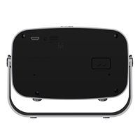 Mini projecteur portable V100 Smart TV Android compatible 4K, pour jeux, cinéma maison, LED 1280*720P, format poche, PK Hy300 Pro Projector