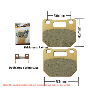 Repuestos para Motocicletas, Pastillas de Freno para Bicicletas Eléctricas, Pastillas de Freno de Disco Silenciosas y Resistentes al Desgaste, Pastillas de Freno de Disco para Caliper - Product Image 2