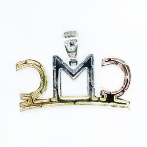 Collar con Colgante de Letra CMC con Micro Pavé de Circonitas, Joyería Hip Hop, Significado: Las Oportunidades Hacen Campeones, para Hombre - Product Image 4