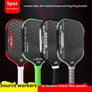 Nouvelle conception de raquette de pickleball en fibre de carbone à structure en nid d'abeille, point optimal de frappe, absorption des chocs maximale pour adultes, adolescents et enfants - Product Image 5