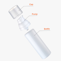 Flacon pulvérisateur sans air en PP de 30 ml, 50 ml, 100 ml pour lotion et crème pour le visage
