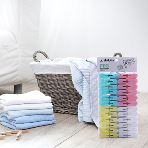 Nhiều Màu Quần Áo Pin Windproof Vải Khô Nhựa <span class=keywords><strong>Peg</strong></span> 24 Pcs Gói Các Loại Quần Áo Clip - Product Image 3