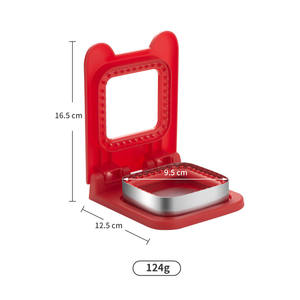 Emporte-pièce en acier inoxydable pour sandwichs, outil de scellage pour <span class=keywords><strong>pain</strong></span> de mie, découpeur de <span class=keywords><strong>pain</strong></span> grillé - Product Image 5