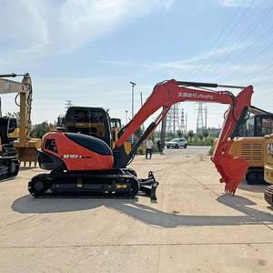 Excavatrice Kubota KX183-3 en état quasi neuf, faible nombre d'heures, poids opérationnel de 8 tonnes, engin de construction provenant de Chine - Product Image 2
