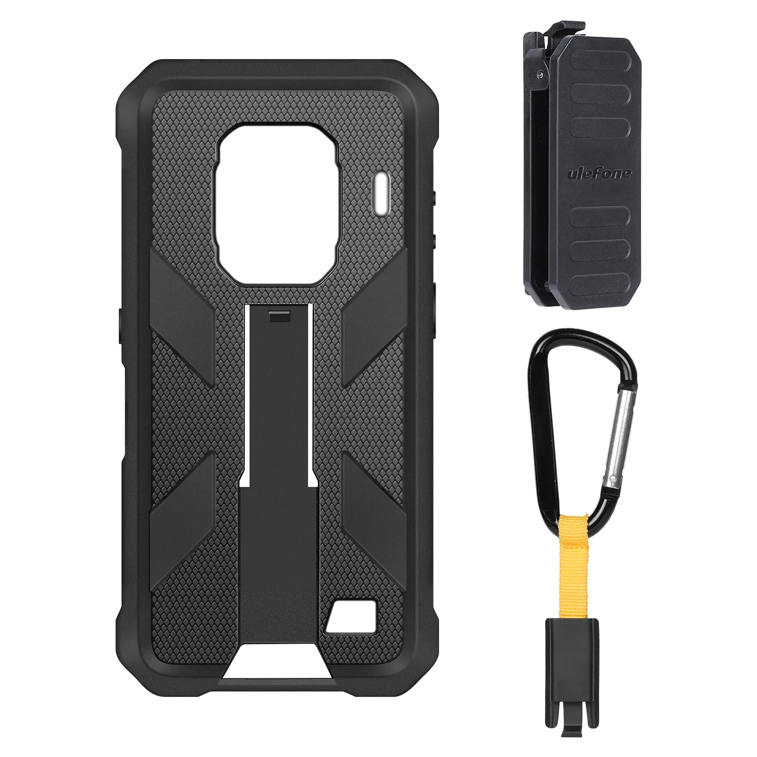 Ulefone Phone Case For Armor 9 5G Original Case with Belt Clip and Carabiner