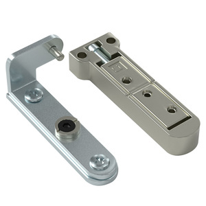 Charnière de porte invisible robuste en alliage de zinc à ouverture latérale silencieuse GQK - Product Image 1