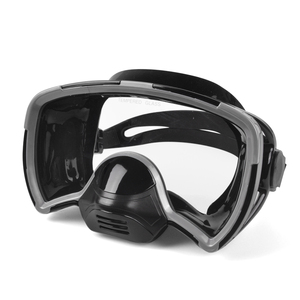 Lunettes trempées en silicone masque de plongée à tube sec <span class=keywords><strong>avec</strong></span> valve - Product Image 4