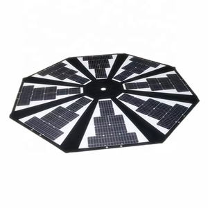 Sombrilla de Playa con Panel Solar y Cargador LED, Diseño Innovador - Product Image 6