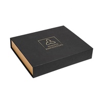 Emballage de truffe au chocolat personnalisé élégant de qualité supérieure boîte cadeau magnétique vide compartiments à manchon 2mm boîtes en papier carton mat