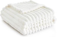 Couverture en flanelle à rayures pour canapé Couvertures confortables super douces pour femmes, mignonne petite couverture en polaire pour filles, ligne