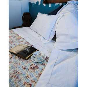 Juego de Cama Doble Queen Size Pietrochianese de 4 Piezas, Funda de Edredón de Algodón con Decoración Floral Bordada a Mano, 300 Hilos - Product Image 1