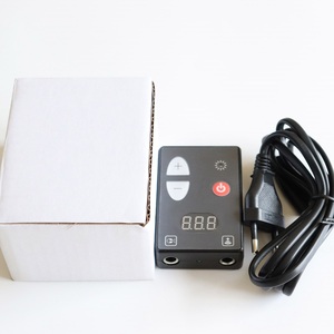 เครื่องจ่ายไฟสำหรับเครื่องสักดิจิตอล LCD อัจฉริยะแบบพกพา ทำจากสแตนเลส สำหรับงานศิลปะบนร่างกายและการรักษาผิว - Product Image 4