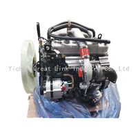 Moteur diesel complet 4JB1T avec boîte de vitesses manuelle 68KW 3600RPM compatible Isuzu NKR NHR JMC camion léger