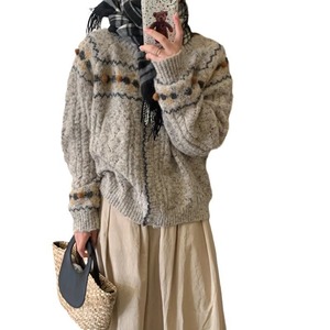 เสื้อสเวตเตอร์แบบลำลองสำหรับผู้หญิงเสื้อกันหนาวสำหรับฤดูใบไม้ร่วงฤดูหนาว - Product Image 5