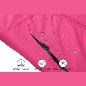 Veste de ski pour <span class=keywords><strong>femme</strong></span>, imperméable, coupe-vent, avec fermeture éclair, pour sports d'hiver, vente en gros, offre spéciale, pour la montagne, la neige, la pluie, chaude, avec capuche, pour activités de plein air - Product Image 5