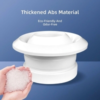 Diffuseur de jet de plafond 100Q ABS à économie d'énergie, design moderne, pour ventilation d'air frais