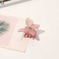 Vendita calda di tendenza di moda di lusso per ragazze forcine fatte a mano clip a scatto fiocco perla farfalla di cristallo cartone personalizzato all'ingrosso - Product Image 1