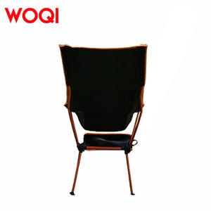 Chaise pliante d'extérieur Woqi en alliage d'aluminium, portable et légère, pour le camping et la pêche, couleur orange, 58,5 x 44 x 100,5 - Product Image 3