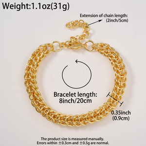 premium seamless woven cuban reflective glossy unisex <b>copper</b> factory wholesale <b>bracelets</b> - Product Image 6