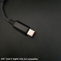 Chip Digital yang Sepenuhnya Kompatibel, Kabel Audio Adaptor USB Type C ke Jack Headphone DC 3.5mm