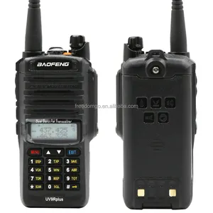 BFUV-9R PLUS Standby panjang luar ruangan daya tinggi jarak jauh penetrasi kuat pengurangan kebisingan anti-jatuh hitam 5W Walkie Talkie