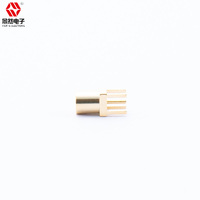 Conectores MMCX-KE de Latón Recto Chapado en Oro de 4 pies, 50 Ohmios, DC-6GHZ, IP53, Montaje en PCB, ROHS, Alta Calidad, Gran Venta