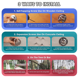 Columpio sensorial para niños, hamaca de columpio interior y exterior de alta calidad, gran oferta - Product Image 5