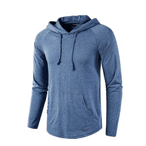 <b>Men</b> Sports <b>Running</b> <b>Hoodie</b> Soft Stretch Fabric Hoodies For Gym Training Jogging and Activewear Wholesale - Product Image 1