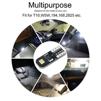 Ampoule LED en aluminium JIACHI T10 2835 pour intérieur de voiture, plafonnier, lecture, plaque d'immatriculation, clignotant W5W, 12V blanc, CANBUS Plug-and-Play