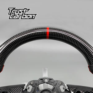 Piezas de Automóvil para Mini <span class=keywords><strong>Cooper</strong></span> Countryman <span class=keywords><strong>Clubman</strong></span> S SE JCW 2016-2020, Volante Personalizado de Cuero y Fibra de Carbono - Product Image 6