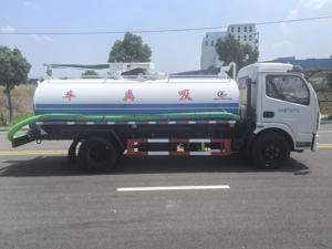 รถบรรทุกกำจัดของเสียเคลื่อนที่ DFAC 8M3 พร้อมเครื่องแปรรูปน้ำเสียสำหรับบริการบำบัดน้ำเสียในบ้านพักอาศัย - Product Image 6