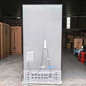 Réfrigérateur à double <span class=keywords><strong>porte</strong></span> de 693 L avec grande capacité, réfrigérateurs en verre noir pour la maison, <span class=keywords><strong>d</strong></span>égivrage automatique, réfrigérateur à fréquence variable - Product Image 6