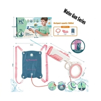 Pistolet à eau dorsal 1500 ml pour l'été en extérieur, tir longue portée pour enfants et adultes, jeux de plage, jouet pistolet à eau, jeu aquatique