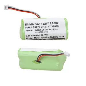 3.6V 700mAh Ni-MH LS4278 LI4278 DS6878 DS6878-SR 82-67705-01 BTRY-LS42RAA0E-01 Battery for Symbol Barcode Scanner