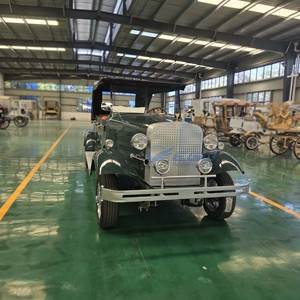 Voiture électrique classique vert foncé, fournisseur chinois, véhicule vintage écologique à énergie nouvelle, automobile rétro populaire - Product Image 5