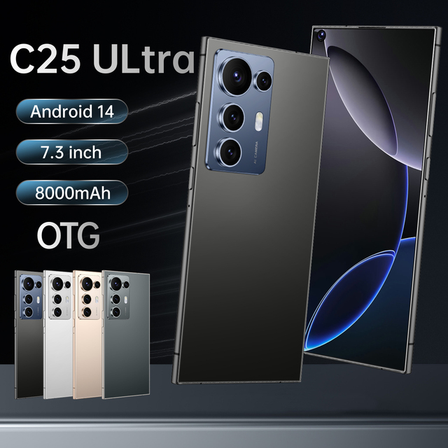 C25 5G Unlocked Smartphone, Deca Core, 6.8 Inch HD Display, 108MP Camera, 6800mAh, Android 14