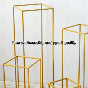 Lời Hứa Mới Đám Cưới Lãng Mạn Demountable Tối Giản Cuboid Khung Thiết Kế Xương Hoa Đứng Cho Đám Cưới Backdrop Trang Trí Nội Thất - Product Image 4