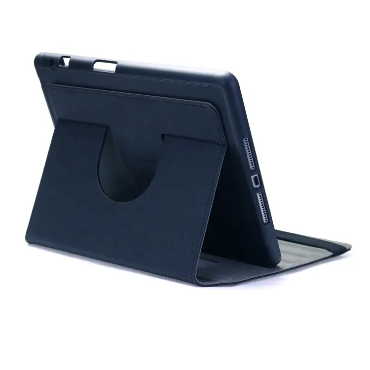 패션 보호 360 도 회전 케이스 태블릿 단색 PU 가죽 멀티 스탠드 케이스 커버 iPad 미니 6